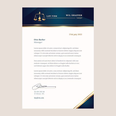 Gradient luxury law firm letterhead | Free Vector #Freepik #freevector #law-firm #letterhead #advocacy #business-law Attorney Letterhead Design, Folder Lawyer Design, Lawyer Letterhead Design, Law Background, Law Firm Letterhead Design, Letterhead Law Firm, Law Office Website Design, Law Office Logo Design, Law Firm Design