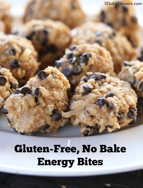 Gluten Free No Bake, No Bake Energy, Peanut Butter Energy Bites, No Bake Energy Bites, Protein Bites, Smitten Kitchen, Free Snacks, Gf Recipes, Energy Bites