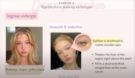 Ingenue Makeup Archetype Tutorial, Dear Peachie Ingenue Makeup, Dear Peachie Makeup Archetype, Ingenue Makeup Tutorial, Ingenue Makeup Archetype, The Ingenue Archetype, Makeup Archetypes, Ingenue Archetype, Dear Peachy