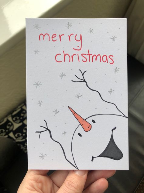 Decorate Envelope Ideas Christmas, Easy Christmas Cards To Draw, Diy Christmas Card Boyfriend, Homemade Christmas Cards For Friends, Secret Santa Card Ideas Diy, Cute Diy Christmas Cards For Friends, Christmas Letter Design Ideas, Drawing Christmas Card Ideas, Cute Easy Christmas Card Ideas