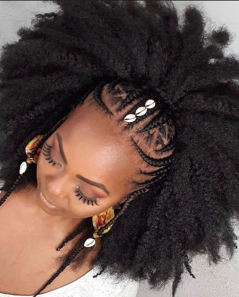 Cabello Afro Natural, African Hair Braiding Styles, Afrikaanse Mode, Braids Hairstyles Pictures, Braided Cornrow Hairstyles, Hairstyles Braided, Cool Braid Hairstyles, Natural Hair Styles Easy, Natural Hair Updo