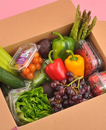 London Bakery, Vegetable Delivery, Organic Orange Juice, Fruit Delivery, Veggie Box, Vegetable Packaging, Food Subscription Box, Produce Baskets, Vegetable Boxes