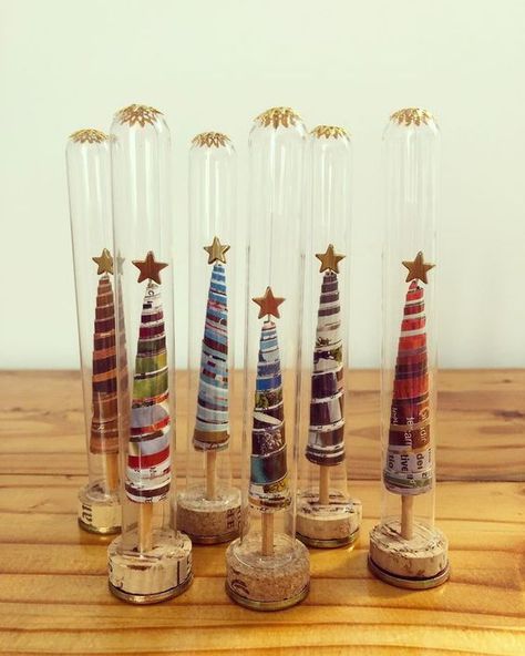 Unique upcycled vintage test tube Christmas tree decoration. Seven unwanted elements transformed into a super cute, one of a kind decoration. Limited edition. Test Tube Christmas Gift Ideas, Uses For Test Tubes, Test Tube Ornaments, Test Tube Crafts For Christmas, Test Tube Gift Ideas, Test Tube Christmas Ornaments, Test Tube Upcycle, Christmas Test Tube Gifts, Plastic Test Tube Crafts