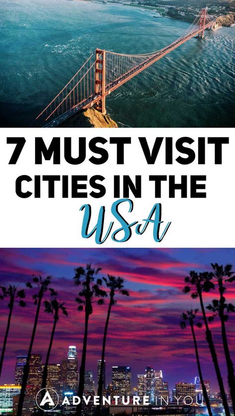 7 of the Best Cities in the US that You Have to Visit Swag Dress, List Of Cities, Places In Usa, Cities To Visit, Places In America, Visit Usa, Travel Bucket List Usa, Usa Cities, Usa Travel Guide