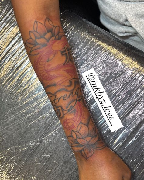 Lower Arm Half Sleeve ❌ No Neck Tattoos 📍 New Ink Tattoo Shop #newink #shreveporttattooartist #tattoos #halfsleevetattoos Half Arm Sleeve, Half Arm Sleeve Tattoo, Lower Arm Tattoos, Arm Sleeve Tattoo, Neck Tattoos, Tattoos For Black Skin, Arm Sleeve Tattoos, Arm Tattoos, Half Sleeve Tattoo