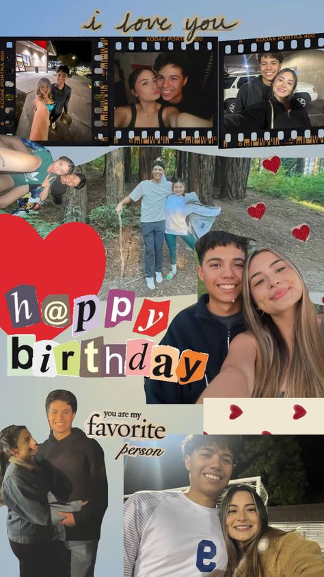 Instagram Story Ideas For Anniversary, Happy Birthday Boyfriend, Boyfriend Instagram, Birthday Photo Collage, Birthday Captions Instagram, Birthday Collage, Instagram Collage, Instagram Creative Ideas, Happy Birthday Quotes For Friends