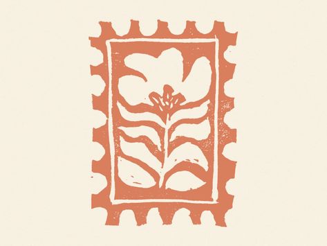 Easy Rubber Stamp Design, Easy Lino Print Ideas, Flower Block Print, Print Making Designs, Block Print Stamp, Print Stamp, Color Terracota, Linoleum Print, Lino Art