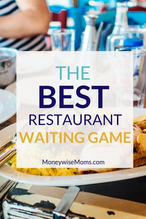 Games For Restaurants, Fun Games To Play At A Restaurant, Games To Play At Restaurants For Adults, Dinner Party Games At The Table Birthday, Games To Play At A Restaurant, Games To Play At Dinner Table, Table Games For Parties, Restaurant Kids Activities, Fun Table Games