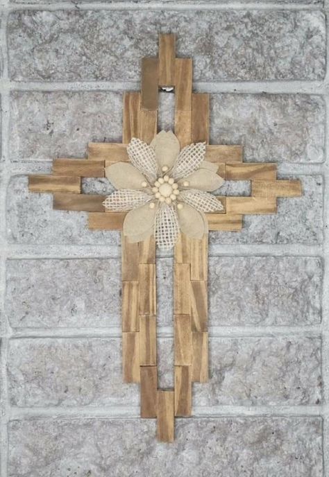 Crafts With Jenna Blocks, Jenga Block Crafts Diy Dollar Tree Cross, Dollar Tree Jenga Block Cross, Jinga Crafts Diy, Jenga Cross, Jenga Block Cross, Jenga Crafts Ideas, Jenga Block Crafts, Wooden Blocks Diy