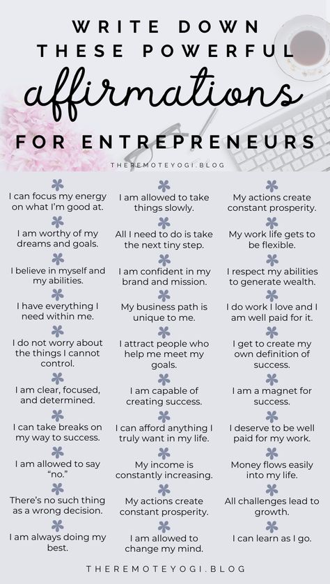 Entrepreneur Affirmations, Now Quotes, Powerful Affirmations, Boost Confidence, Daily Positive Affirmations, Success Affirmations, Self Love Affirmations, Positive Self Affirmations, Money Affirmations