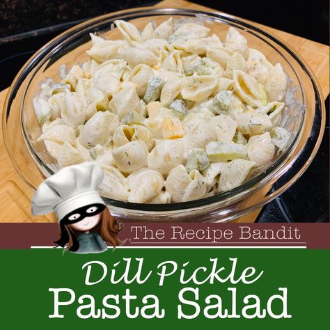 Polish Salad, Pickle Bites, Pickle Pasta Salad, Pickle Pasta, Dill Pickle Pasta Salad, Pickle Slices, Pickle Juice, Drying Pasta, Favourite Food