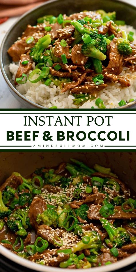 Here's a busy weeknight dinner you can try! An easy beef and broccoli recipe that will give you a tender and savory meal to enjoy. Pin this instant pot beef and broccoli with rice for more quick and easy meals for tonight! Instant Pot Beef And Broccoli, Beef Broccoli, Pf Changs, Keto Diets, Beef And Broccoli, Boiled Egg Diet Plan, Potted Beef, Mongolian Beef, Panda Express