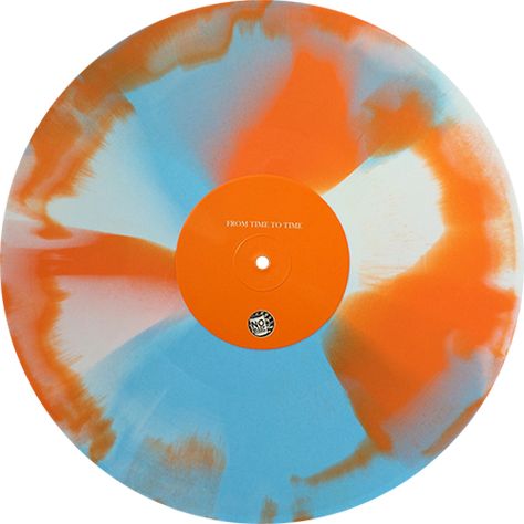 Moose Blood - I'll Keep You In Mind, From Time To Time Orange Vinyl Record, Back Of Vinyl Cover, Moose Blood, Vinyl Artwork, Orange Vinyl, Cd Design, No Sleep, Album Art Design, Cute Icon