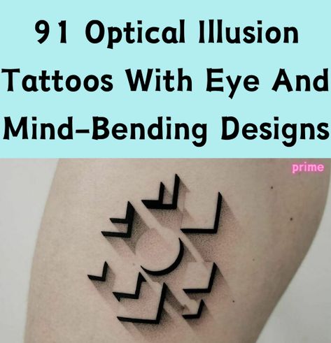 Optical Illusion Tattoo Design, Visual Illusion Art, Illusion Tattoo, Tattoo Silhouette, Optical Illusion Tattoos, Illusion Tattoos, Optical Illusion Tattoo, Cool Optical Illusions, Visual Illusion