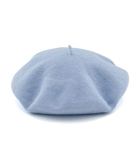 Carrd Icons, Hats Beret, Accessories Png, Blue Beret, Beret Hats, Woolen Hat, Winter Shopping, Cute Diy Room Decor, Wool Beret