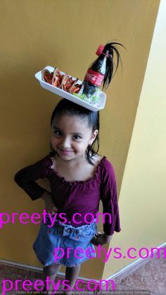 Whacky Hair Day, Venison Loin, Crazy Hat Day, Easter Hairstyles For Kids, Wacky Hair Days, Going Out Hairstyles, Crazy Hair Day, Wacky Hair, Styles Ideas