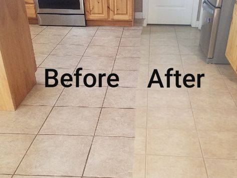 Tile Floor Cleaning, Tile Floor Cleaner, Cleaning Ceramic Tiles, Floor Grout, Cleaning Tile Floors, Clean Tile Grout, Keep It Clean, Bathroom Cleaning Hacks, Ceramic Floor Tiles