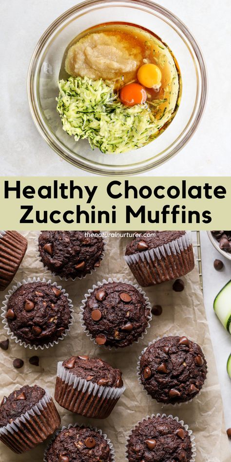 Chocolate Zucchini Muffins Easy, Hidden Veggie Breakfast Muffins, Healthy Muffins Zucchini, The Best Zucchini Muffins, Zucchini Muffins With Greek Yogurt, Chocolate Zucchini Mini Muffins, Healthy Zucchini Muffins Applesauce, Choc Zucchini Muffins, Chocolate Zucchini Carrot Muffins