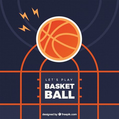 Basketball Background, Business Card Texture, Basketball Wallpaper, Shirt Design Inspiration, March Madness, Flat Design, Vector Photo, Business Cards, Vector Free