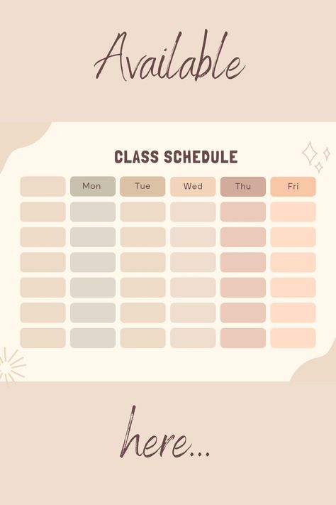 Beige, schedule, organiser, planner, cute, simple, school schedule, education, school, high school, Timetable Ideas School, School Template Aesthetic, Bloxburg School Timetable Decals, Bloxburg Class Schedule, Cute School Schedule Template, College Class Schedule Template, Teacher Schedule Template, Daily School Schedule, Lesson Schedule