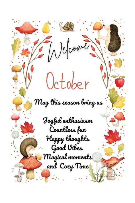 Welcome 🎉💕 October, the 10th month of the year! 🌞 ✨ A powerful month of new beginnings as #1, the Sun, shines bright in the date and sum total of 01/10/2024. Let it remind you to stay calm and avoid aggression. Embrace positivity and new opportunities! #NewBeginnings #OctoberEnergy #NumerologyVibes #SunPower #StayPositive #InnerPeace #SpiritualGrowth 🌅🌻#sonalmaniarposts #LeadershipVibes October Welcome Quotes, Welcome Oktober, Welcome October, October Aesthetic, October Month, Welcome Quotes, October Quotes, Ber Months, Birthday Posters