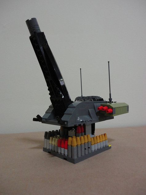 Turret inside ammo comparment | by Magnus-L Lego Turret, Lego Board, Lego Boards, Lego Military, Storage Area, Super Star, Lego Creations, Military Vehicles, Cool Toys