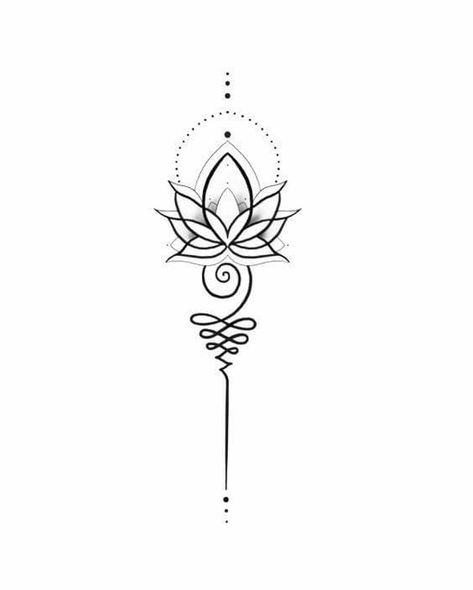 Small Mandala Tattoo, Lotus Flower Tattoo Design, Lotus Tattoo Design, Unalome Tattoo, Inspiration Tattoos, Geniale Tattoos, Mandala Tattoo Design, Lotus Tattoo, Discreet Tattoos