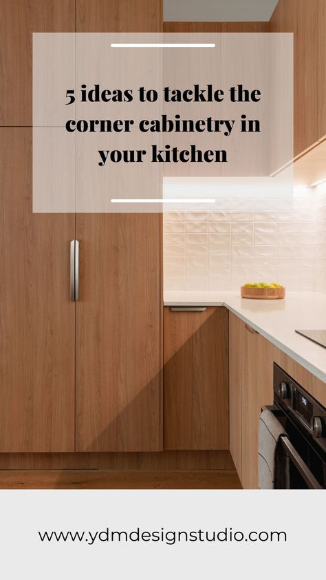 Kitchen Awkward Corner, Modern Corner Kitchen Design, Kitchen Bank Of Cabinets, L Shaped Kitchen Upper Cabinets, L Shaped Corner Cabinet, Corner Cabinetry Kitchen, Kitchen Cabinetry Layout, Corner Cupboards Kitchen, Kitchen Corner Design Ideas