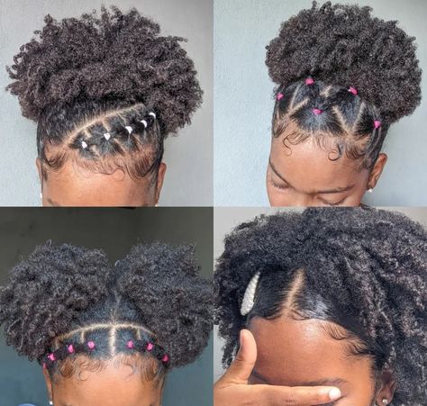 4c Natural Hairstyles Short, Cabello Afro Natural, Cute Natural Hairstyles, Natural Hair Bun Styles, Twisted Hair, Amazing Hairstyles, Hair Puff, Protective Hairstyles For Natural Hair, Quick Natural Hair Styles