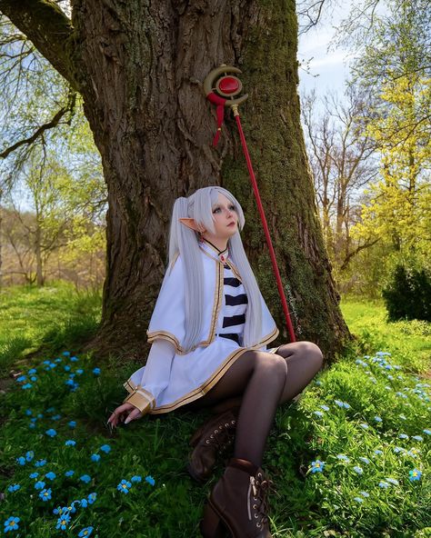 Cosplay Photoshoot Ideas, Madoka Cosplay, Cosplay Poses, Creative Photoshoots, Cosplay Photoshoot, Elf Cosplay, Cosplay Pictures, Cosplay Photography, I Love Love