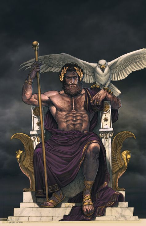 Rome Character Design, Greek Fantasy Art, Zeus Art Greek Mythology, Zeus Art, Zeus Greek, Zeus God, Greek Mythology Gods, Greek Warrior, Roman Gods