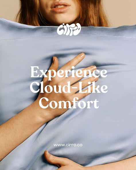 Experience Cloud-like comfort with Cirro☁️💤 The typeface was designed to give off a soft pillow kind of feel and the overall brand aesthetic is cozy. I had so much fun working on this 💭 brief by @modernbrief #modernbriefcirro