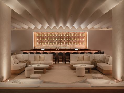 Hotel Edition Madrid - OAB Ian Schrager, Edition Hotel, Parisian Interior, Lobby Bar, Wellness Hotel, U Shaped Sofa, Hotel Bar, Oak Table, New Property