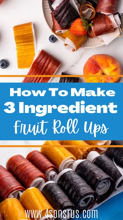 How To Make Fruit Roll Ups In Dehydrator, Healthy Fruit Roll Ups Homemade, Fruit Roll Up Recipe With Frozen Fruit, Organic Fruit Roll Ups, Applesauce Fruit Roll Ups, Cherry Fruit Roll Up Recipe, Blueberry Fruit Roll Up Recipe, Natural Fruit Roll Ups, Apple Fruit Roll Up Recipe