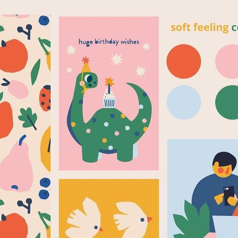 Dinosaur Color Palette, Children's Book Color Palette, Character Colour Palette, Kids Colour Palette, Children Color Palette, Game Color Palette, New Year Color Palette, Baby Color Palette, Kids Color Palette