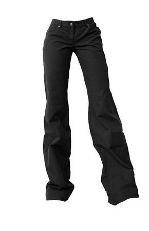 Black Aesthetic Pants, Black Jeans Flare, Flare Black Jeans, Black Jeans Png, Cute Black Pants, Flare Jeans Black, Black Pants Aesthetic, Black Jeans Aesthetic, Black Panta