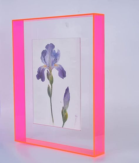 Pink Picture Frames, Acrylic Picture Frames, Photo Frame Display, Wall Office, Modern Picture Frames, Acrylic Photo Frames, Artistic Pictures, Magnetic Frames, Decoration Photo