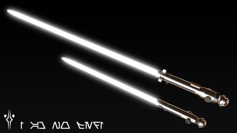 White lightsaber users are the middle ground between Jedi and Sith. White symbolises being neutral and unaffiliated. They tend not to label themselves as part of the Jedi or Sith, but can work with both. Famous Users: Ahsoka Tano (Star Wars Rebels and The Mandalorian.) Style: Because the white kyber crystals are Dark Side turned Light Side crystals, we are to assume that users of white sabers us... Ahsoka Cosplay, White Lightsaber, Lightsaber Colors, Lightsaber Design, Kyber Crystal, Ashoka Tano, Lightsaber Hilt, Star Wars Light Saber, Star Wars Outfits