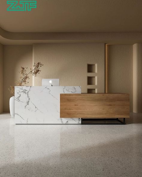 Marble reception desk WhatsApp me:+8613290855362 #receptiondesk #receptiontable #receptioncounter #counter #fronttable #frontcounter #frontdesk #checkoutcounter #salonreceptiondesk #salon #nailsalon #hairsalon #beautysalon Small Reception Design, Cash Counter Design Retail Shops, Marble Reception Desk, Marble Reception, Cash Counter Design, Small Reception Desk, Check Out Counter, Small Reception, Cash Counter