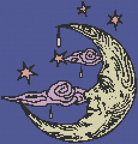 Capricorn Cross Stitch Pattern, Aesthetic Alpha Pattern Crochet, Game Of Thrones Alpha Pattern, Tapestry Knitting Patterns, Alpha Pixel Patterns, Pagan Cross Stitch Patterns Free, Pixel Patterns Crochet, Cute Tapestry Crochet Patterns, Alpha Pattern Cross Stitch