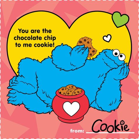 cookie monster Cookie Monster Valentine, Valentine Meme, Muppets Funny, Monster Valentine, Heart Shaped Sugar Cookies, Cookie Quotes, Elmo And Friends, Monster Valentines, Valentines Memes