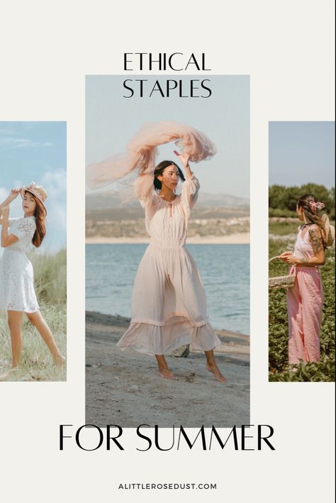 With summer rapidly approaching, we may be itching to update our wardrobes. Here are some ethical fashion staples to kickstart your summer wardrobe. Story Fashion Instagram, Fashion Creative Post, Fashion Emailer, Fashion Creative Ads, Fashion Post Design, Fashion Ads Design, Dress Ads, Newsletter Fashion, Fashion Instagram Story