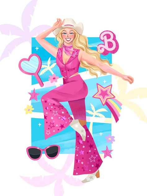 Nid Drawings, Barbie Birthday Party Games, Barbie Party Decorations, Barbie The Movie, Barbie Kids, Barbie Art, Barbie Drawing, Country Party, Clothing Furniture