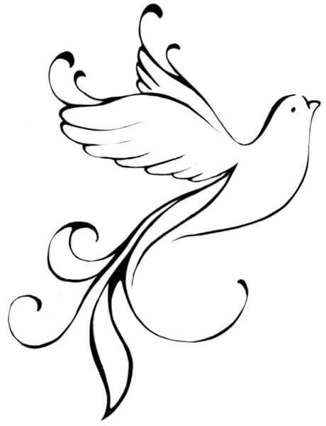 Dove Tattoo Design - see more designs on http://thebodyisacanvas.com Dove Tattoo Design, Tre Kunst, Vogel Tattoo, Dove Tattoos, Dove Tattoo, Tattoo Zeichnungen, Pola Sulam, Peace Dove, Music Tattoos