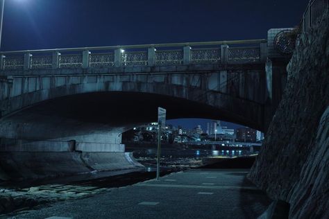 Under Bridge, Neon Noir, Bridge City, Dark City, Neo Noir, Bts Aesthetic Pictures, Skate Park, Night City, Night Aesthetic