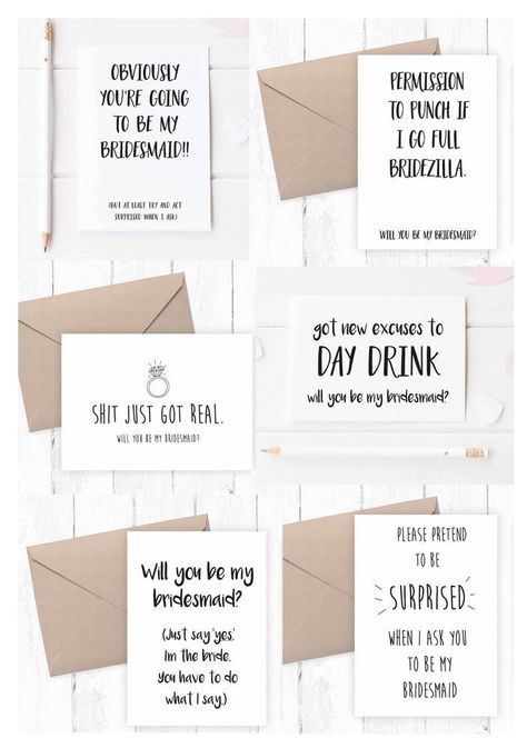 Funny bridesmaid card - Will you be my Bridesmaid cards Maid of Honour flower | Home, Furniture & DIY, Wedding Supplies, Cards & Invitations | eBay! Bridesmaid Cards Funny, Candy Tables, Funny Wedding Gifts, Bridesmaid Funny, Bridesmaid Ideas, Asking Bridesmaids, Bridesmaid Invitation, Bridesmaid Boxes, Bridesmaid Card