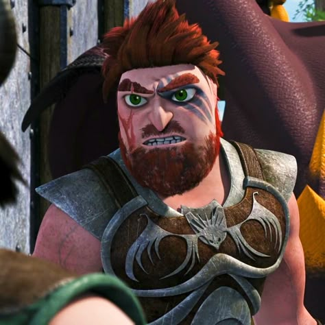 How To Train Your Dragon Characters, Dagur Httyd, Httyd Dagur, Dagur The Deranged, When The Imposter Is Sus, Httyd Characters, Brown Haired Boy, Red Haired Boy, Httyd Funny