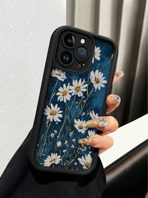 Daisy Phone Case, Animal Geometric, Pretty Phone Cases, Cell Phone Covers, Protective Phone Case, White Daisy, Plastic Animals, Daisy Print, Mobile Phone Case