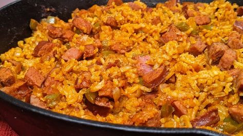 Charleston Red Rice Charleston Red Rice, Shrimp And Grits, Red Rice, Long Grain Rice, Turkey Sausage, Smoked Turkey, Grits, Southern Recipes, Main Dish Recipes