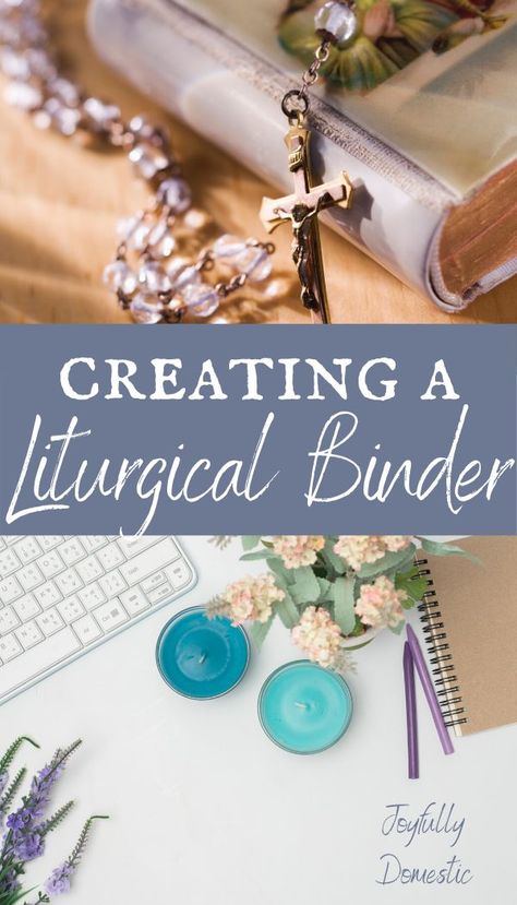 How to create a liturgical binder in your catholic home. Free resources for  planning out a feast days and devotions within your own domestic church. #catholic #planning #liturgy Wedding Churches, Catholic Feast Days, Church Catholic, Catholic Home, Prayer Corner, Catholic Crafts, Free Bible Study, Catholic Women, Catholic Family